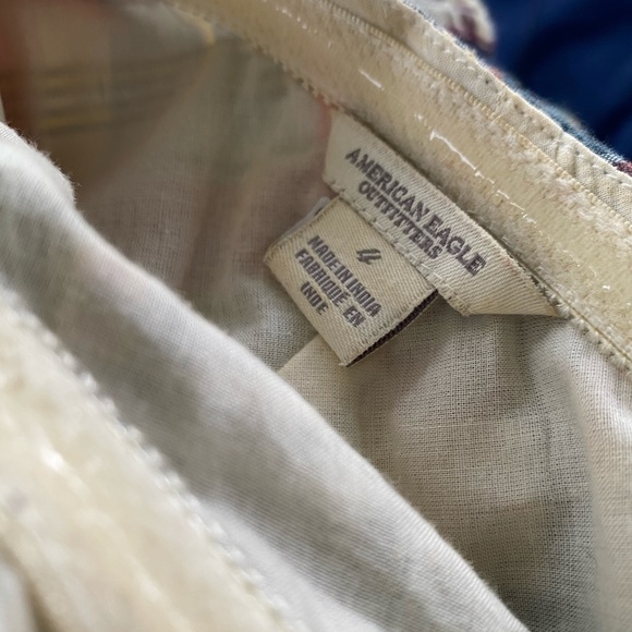 Plaid Pattern Strapless Dress, Tea Length - Picture 2 of 3